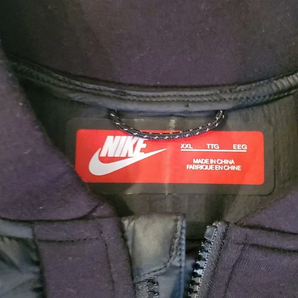 Men's Black Nike Jacket #806837 - Picture 3 of 6